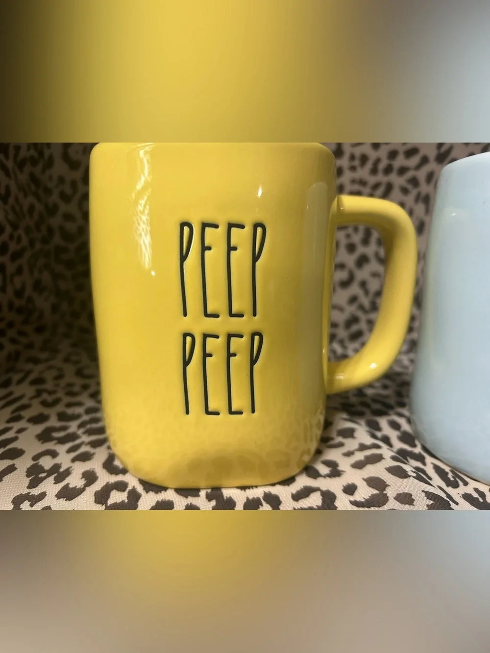 Rae Dunn Ceramic Mugs “Peep Peep” and “ Love my Peeps”